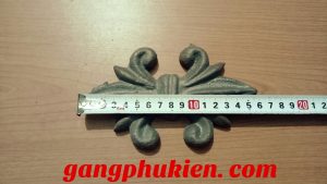 mẫu hoa văn gang đúc 
